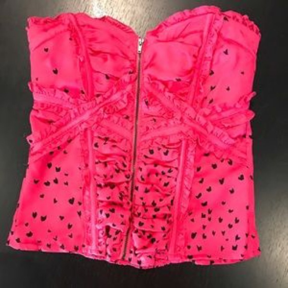 Bebe Zip Front Corset